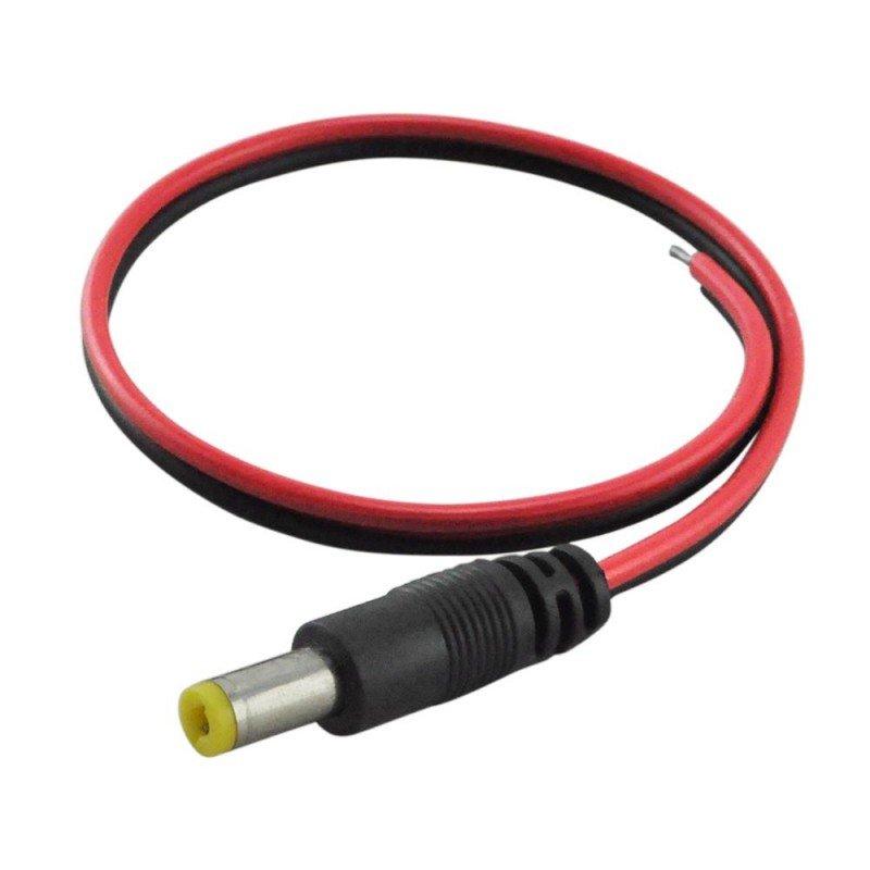 DC POWER CONNECTOR CCTV CABLE 2.1mm MALE FTT7-005 ΚΑΛΩΔΙΟ ΡΕΥΜΑΤΟΣ ΒΥΣΜΑ ΑΡΣΕΝΙΚΟ