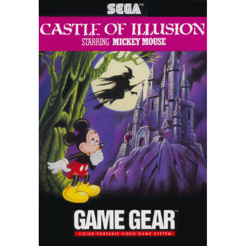 CASTLE OF ILLUSION STARRING MICKEY MOUSE SEGA GAME GEAR -USED- (SGG)