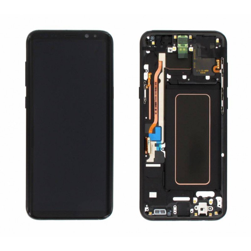 Οθόνη Samsung Galaxy S8 SM-G950F GH97-20457A Original LCD & Touch QHD Black Αυθεντική οθόνη & Τζάμι Αφής Μαύρη