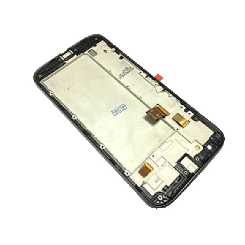 Οθόνη Lenovo Moto G4 With Frame LCD & Touchscreen - Digitizer High Copy Black Οθόνη & Τζάμι Αφής Μαύρη