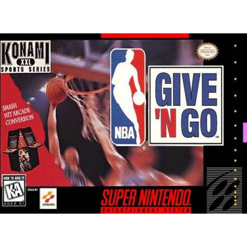 NBA GIVE N GO -USED- (SNES)