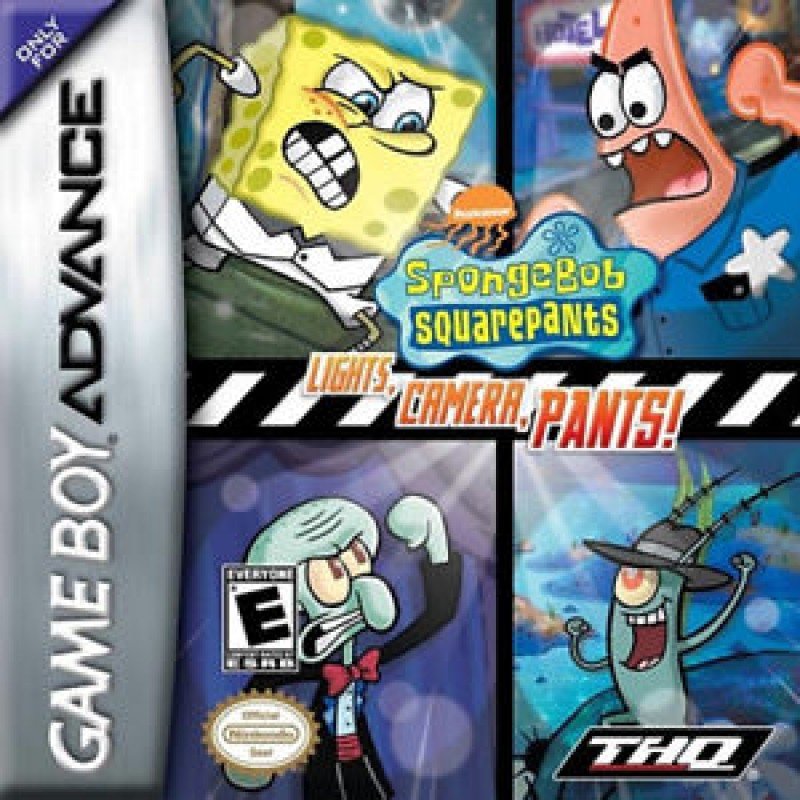 SPONGEBOB SQUAREPANTS: LIGHTS, CAMERA, PANTS! -USED- (GBA/SP)