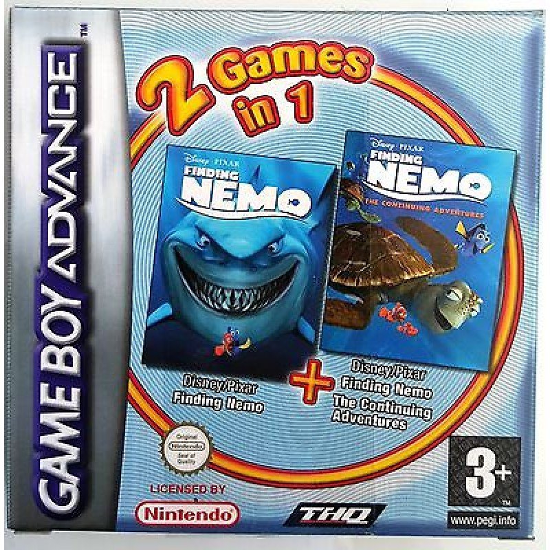 FINDING NEMO + FINDING NEMO ADVENTURE (GBA/SP)