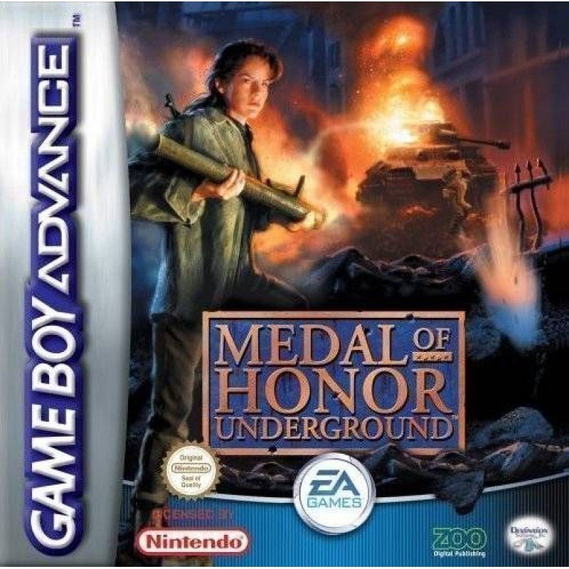 MEDAL OF HONOR UNDERGROUND -USED- (GBA/SP)