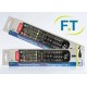 REMOTE CONTROL UNIVERSAL 4:1 FT BLACK LOR 7000 CARTON (TV/DVD/SATELLITE) HR56G PT-414