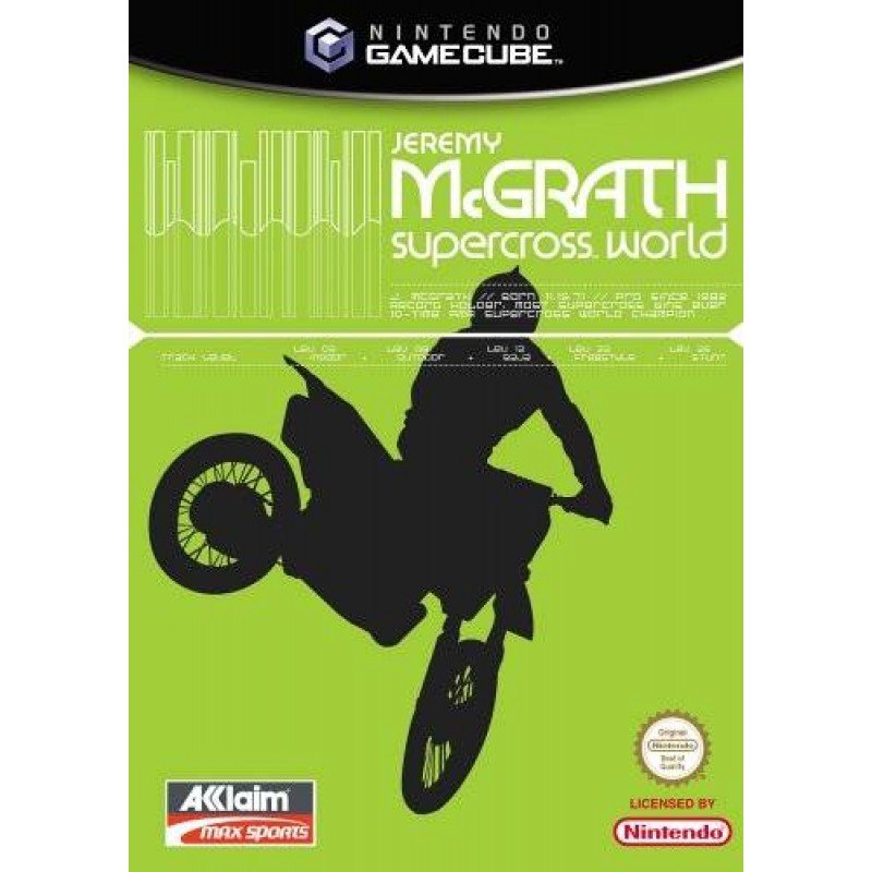 JEREMY McGRATH SUPERCROSS WORLD GAMECUBE -USED- (GC)