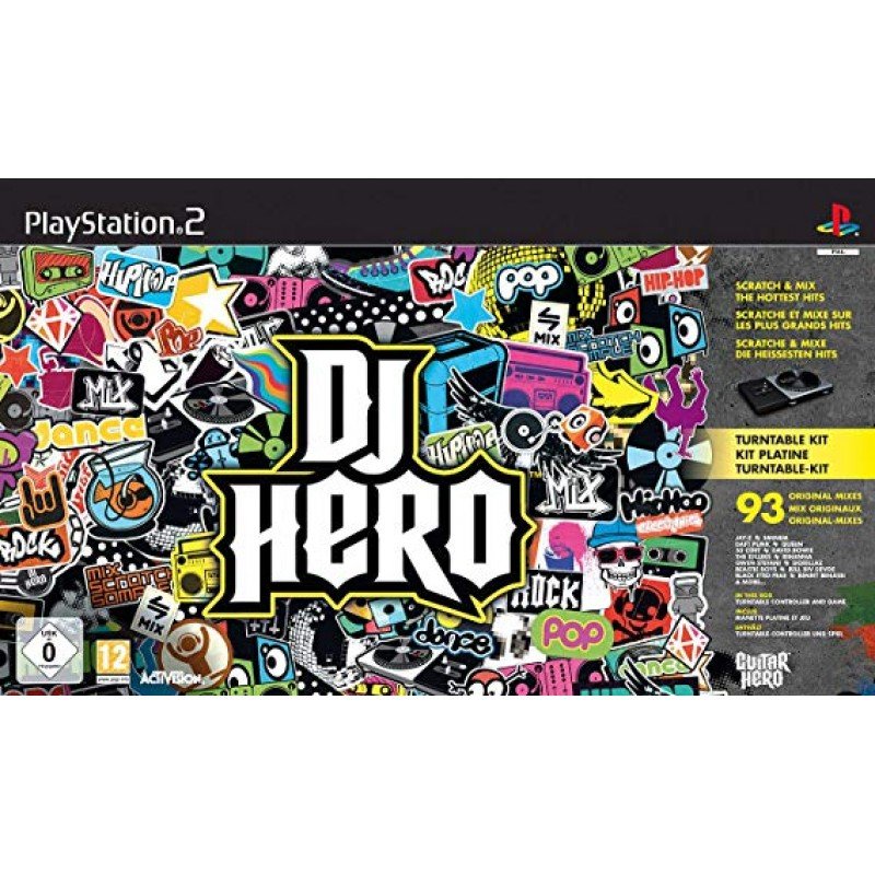 DJ HERO & TURNTABLE KIT BUNDLE (PS2)