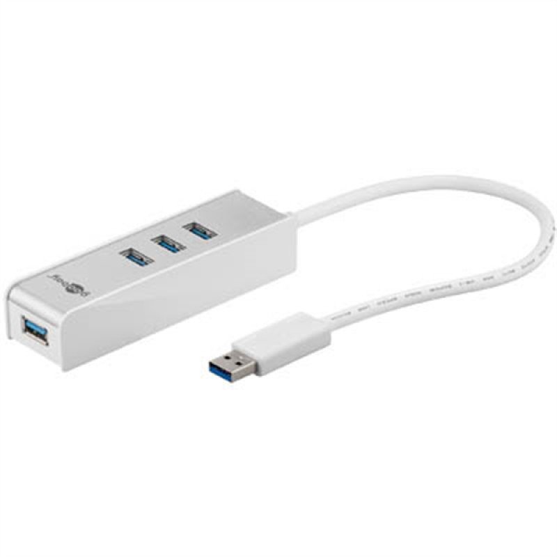 USB 3.0 HUB 4 PORT GOOBAY SILVER 60973