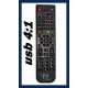 REMOTE CONTROL UNIVERSAL 4:1 FT BLACK LOR 7000 CARTON (TV/DVD/SATELLITE) HR56G PT-414