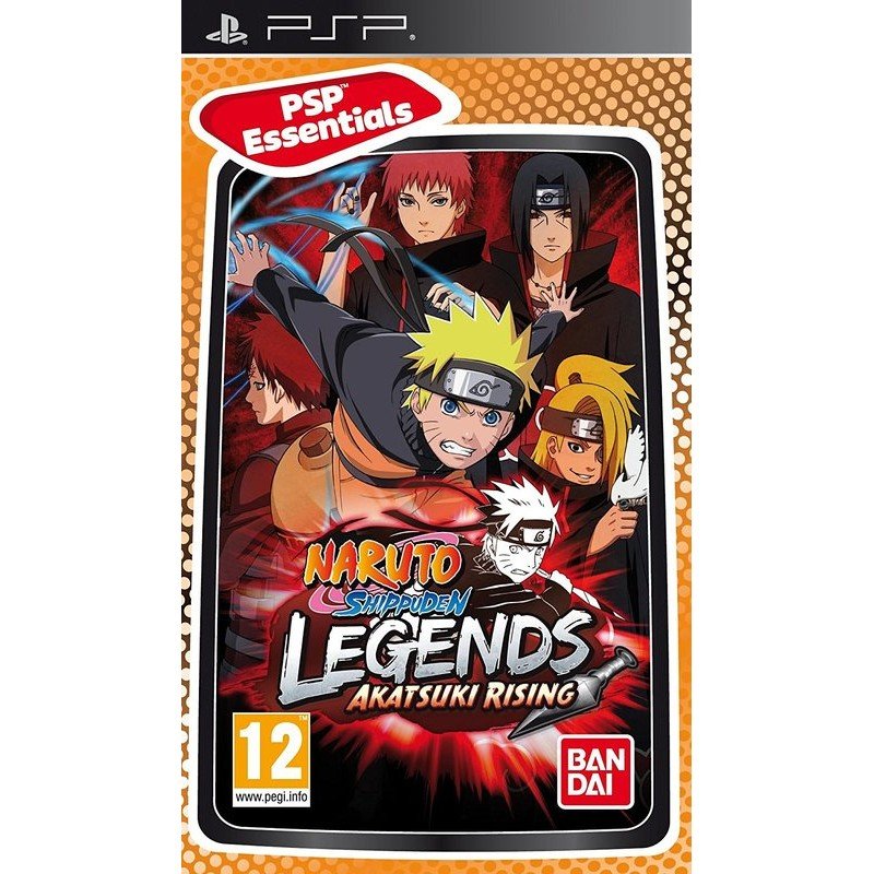 NARUTO SHIPPUDEN: LEGENDS AKATSUKI RISING ESSENTIALS (PSP)