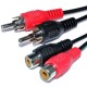 RCA 2 X M/F Extension Cable 5m Καλώδιο Προέκτασης Ήχου AV-205-22N-5 CAGP24205