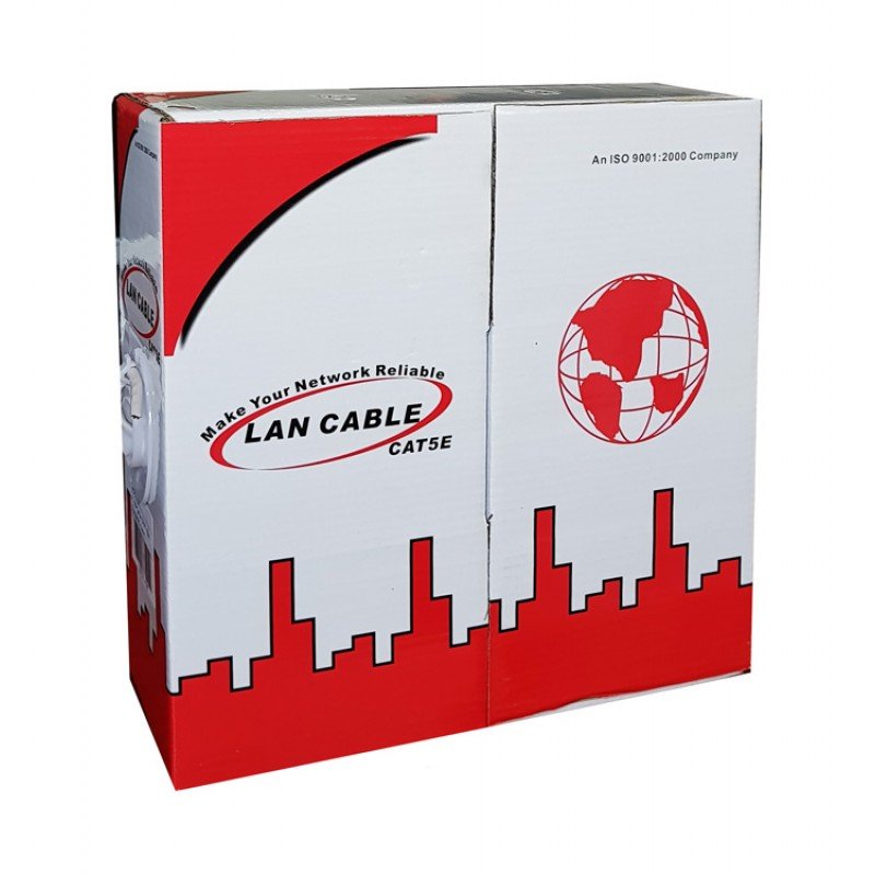 POWER TECH CAB-N032 UTP ETHERNET CABLE 100m GREY CAT 5 ΚΑΛΩΔΙΟ ΔΙΚΤΥΟΥ ΓΚΡΙ POWER TECH CABN032