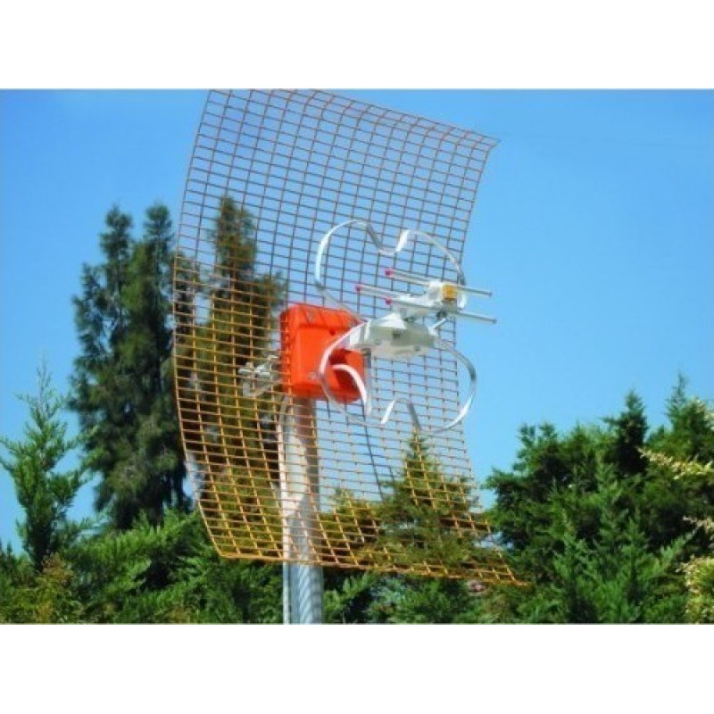 Eξωτερική Κεραία Πλέγμα Τηλεόρασης Mistral Radar Antenna 40x60 Digital Outdoor 10dBi UHF-VHF DVB-T TV 4G LTE 0334