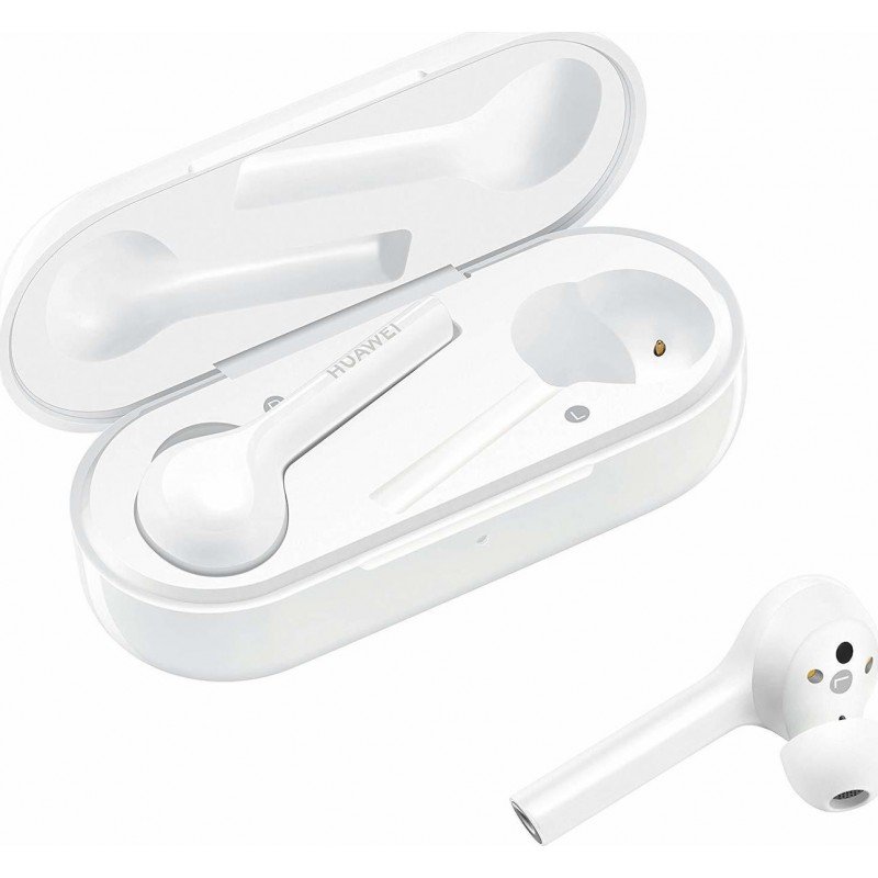 Ακουστικά Huawei FreeBuds True Bluetooth Λευκά - Wireless Stereo Earbuds Tap Control 55030236