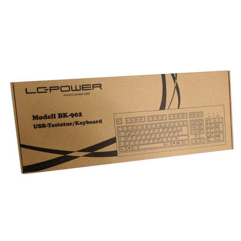 ΠΛΗΚΤΡΟΛΟΓΙΟ ΕΝΣΥΡΜΑΤΟ LC-POWER KEYBOARD WIRED SLIM USB/BLACK/ENGLISH BK-902