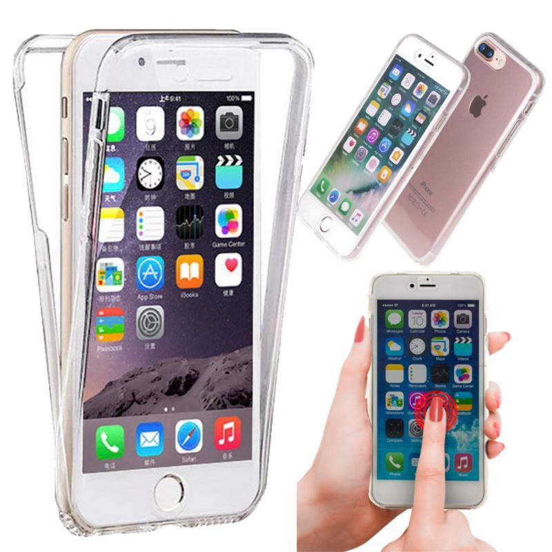 PLASTIC FLEXIBLE FRONT - BACK TRANSPARENT CASE ULTRA SLIM 0.3mm iPHONE 7- IPHONE 8 ΔΙΠΛΗ ΘΗΚΗ ΚΙΝΗΤΟΥ ΔΙΑΦΑΝΗΣ i7 i8