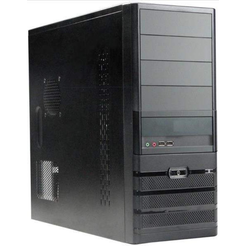 CASE MIDI ATX BLACK SUPERCASE PC CHASSIS SKP 378 ΚΟΥΤΙ ΥΠΟΛΟΓΙΣΤΗ ΜΑΥΡΟ (PC)