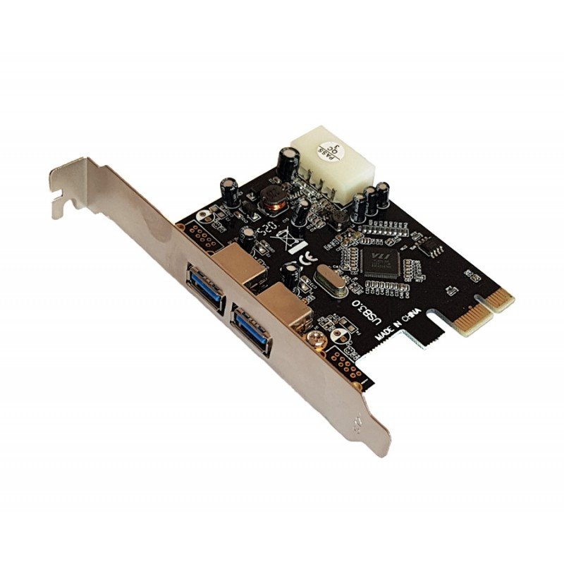 PCI-E Express Card 2 X USB 3.0 External Ports Chipset ASM1042 ST624