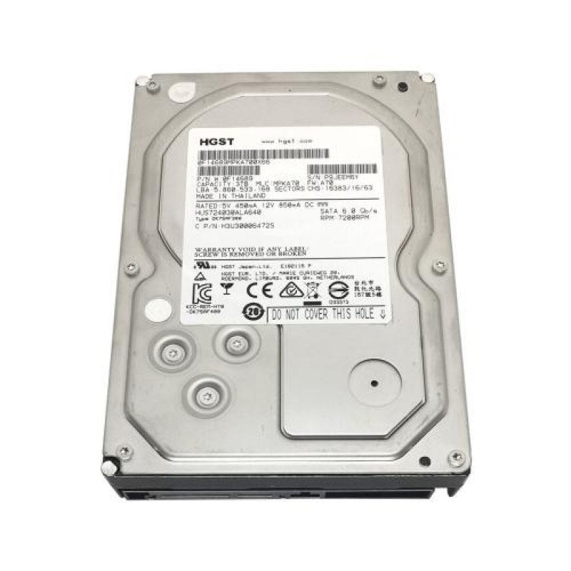 3Tb Σκληρός Δίσκος Εσωτερικός HGST Ultrastar Hard Disk Drive SATA 3.5 7K4000 0F17731 0F12471