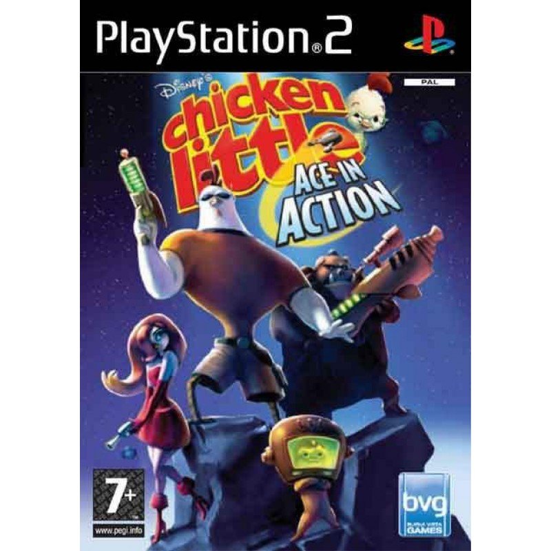 DISNEYS CHICKEN LITTLE ACE IN ACTION -USED- (PS2)