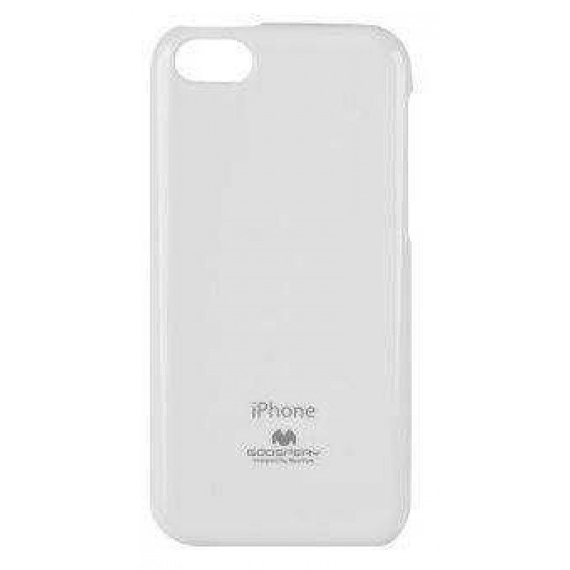 ΘΗΚΗ ΜΑΛΑΚΗ ΠΛΑΣΤΙΚΗ ΛΕΥΚΗ iPHONE 5C PLASTIC PROTECTIVE WHITE JELLY CASE SLIM GOOSPERY IP5-C-WHITE