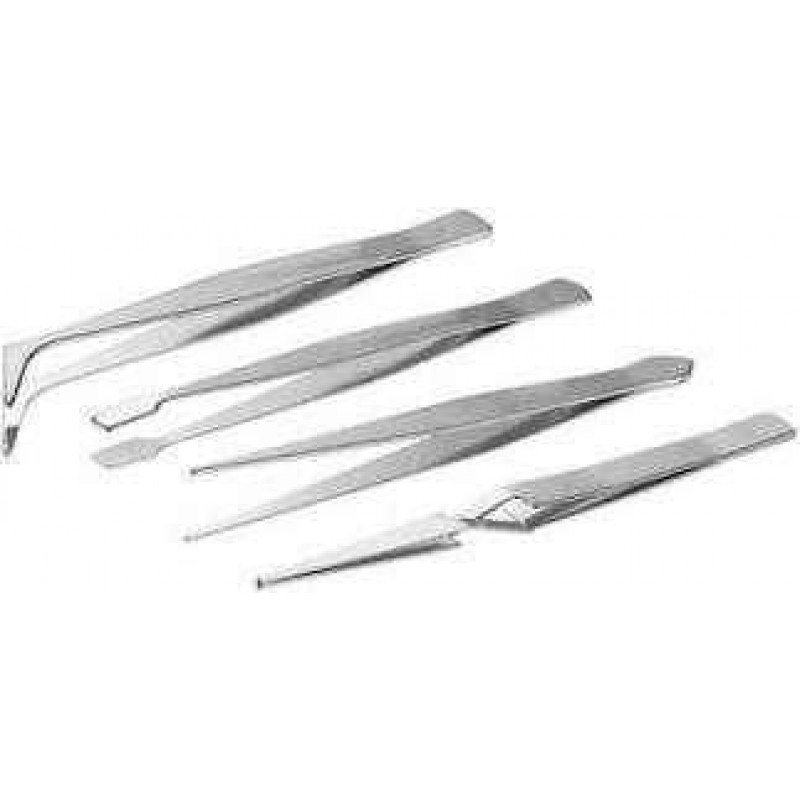 TWEEZER METALLIC 4Pcs FIXPOINT 77101 4 X ΤΣΙΜΠΙΔΕΣ ΜΕΤΑΛΛΙΚΕΣ