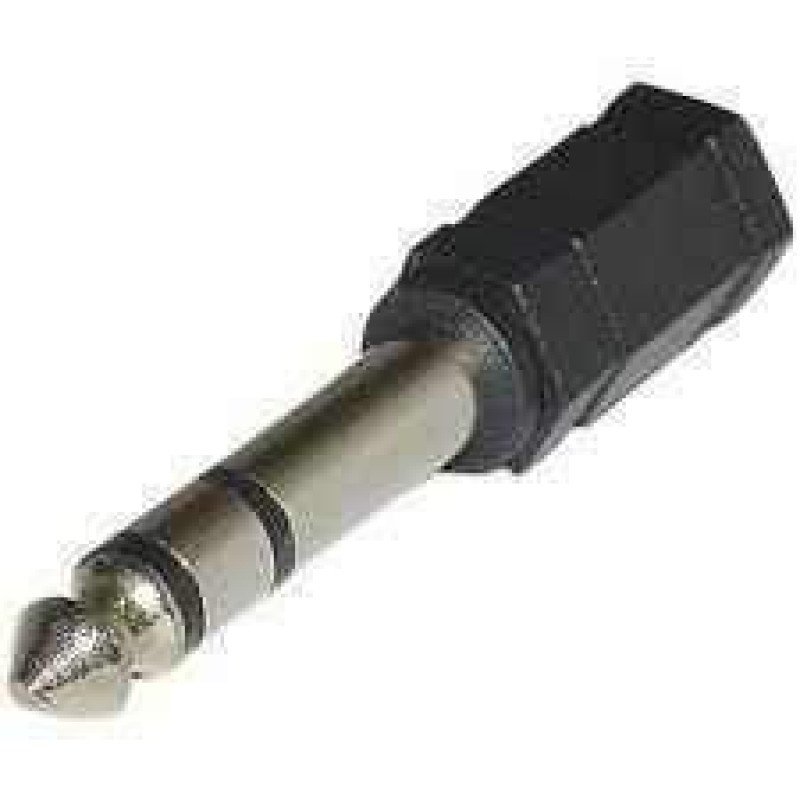 Adapter Jack 3.5 Stereo Female To Jack 6.3 Stereo Male Nikel AC-007 CAB-J018 3170