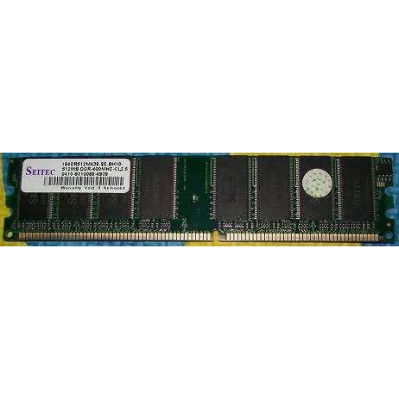 512Mb RAM DDR1 MEMORY -333Mhz- SEITEC 184DR512M338 ΜΝΗΜΗ -USED- (PC)