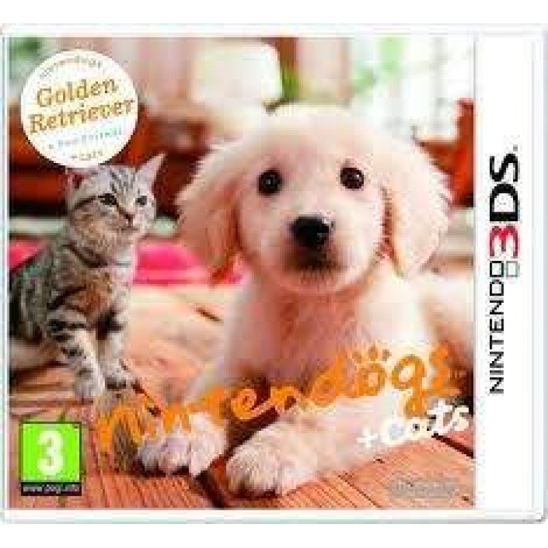 NINTENDOGS & CATS GOLDEN RETRIEVER (3DS)