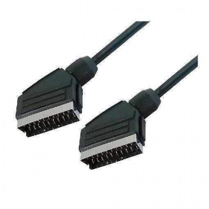 Scart Male 21pin To Scart Male 21pin TV Cable 1.8m Καλώδιο Εικόνας GM-CV518