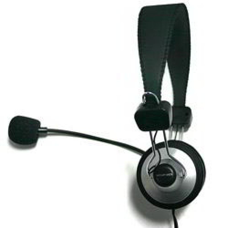 HEADSET MULTIMEDIA 3.5 A QUIP SILVER/BLACK (PC)