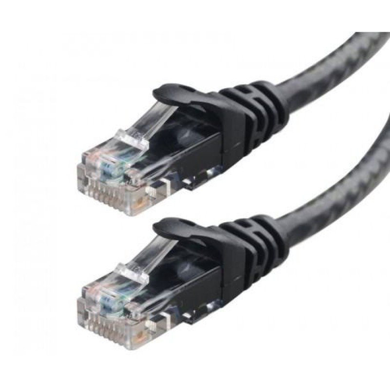 POWERTECH CAB-N006 UTP ETHERNET CABLE 10m BLACK CAT 5 ΚΑΛΩΔΙΟ ΔΙΚΤΥΟΥ ΜΑΥΡΟ