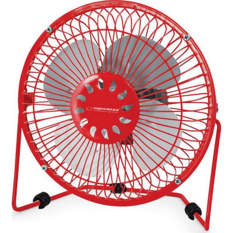 ESPERANZA ESP 6 USB COOLER FAN YUGO RED EA149R ΑΝΕΜΙΣΤΗΡΑΣ ΚΟΚΚΙΝΟΣ