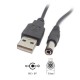 Καλώδιο Φόρτισης USB A 2.0 Male To DC 5.5 X 2.1mm Male Cable 1.5m FTT6-072