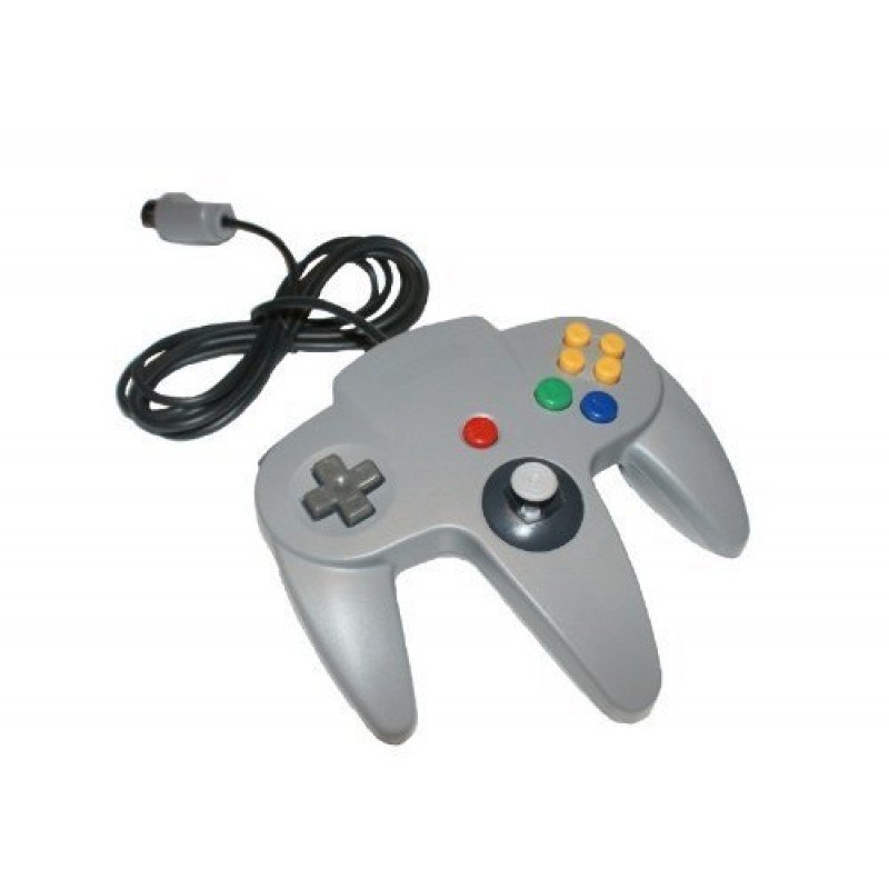 JOYPAD GRAY WIRED VR-ESPECIAL NINTENDO 64 -BULK- (N64)