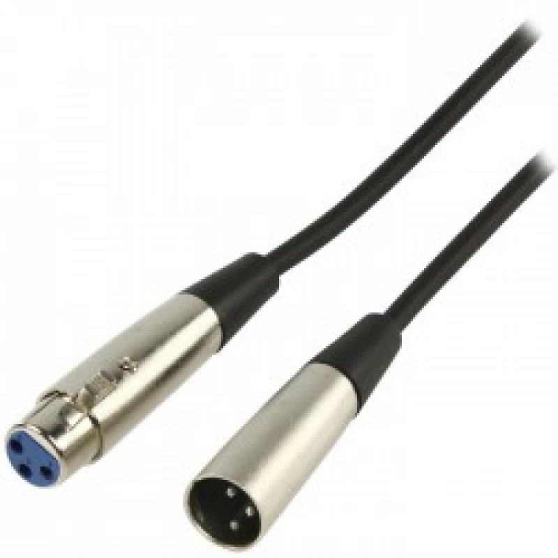 XLR 3pin Canon Male To Female Cable 1.5m Victronic Τ1902-008 Καλώδιο Ήχου