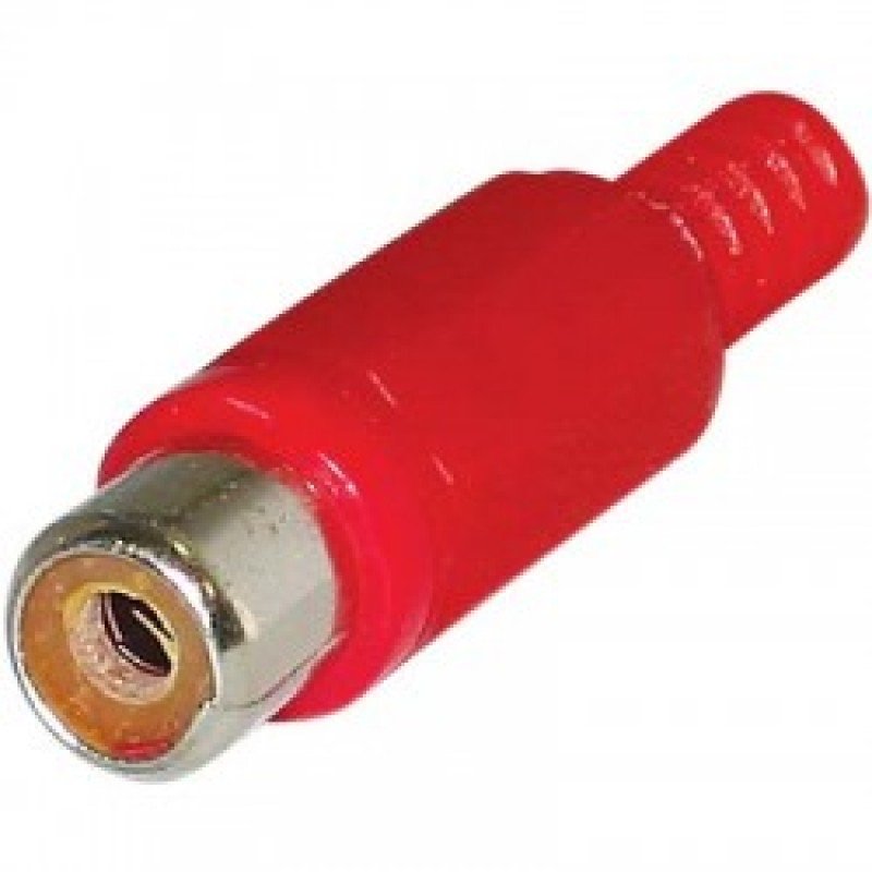 CC-106R CABLE ADAPTOR RCA FEMALE RED ADAPTER ΤΕΛΙΚΟ ΒΥΣΜΑ ΚΑΛΩΔΙΟΥ ΘΥΛΗΚΟ ΚΟΚΚΙΝΟ