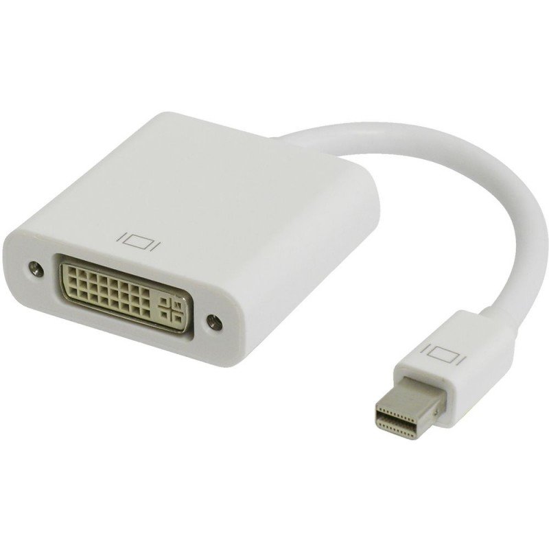 DISPLAY PORT MINI 0.20m TO DVI FEMALE WHITE 18156