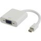 DISPLAY PORT MALE MINI 0.20m TO VGA FEMALE WHITE 181553