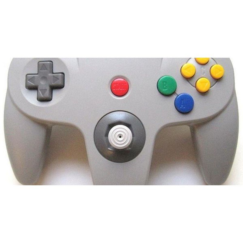 JOYPAD GRAY WIRED VR-ESPECIAL NINTENDO 64 -BULK- (N64)