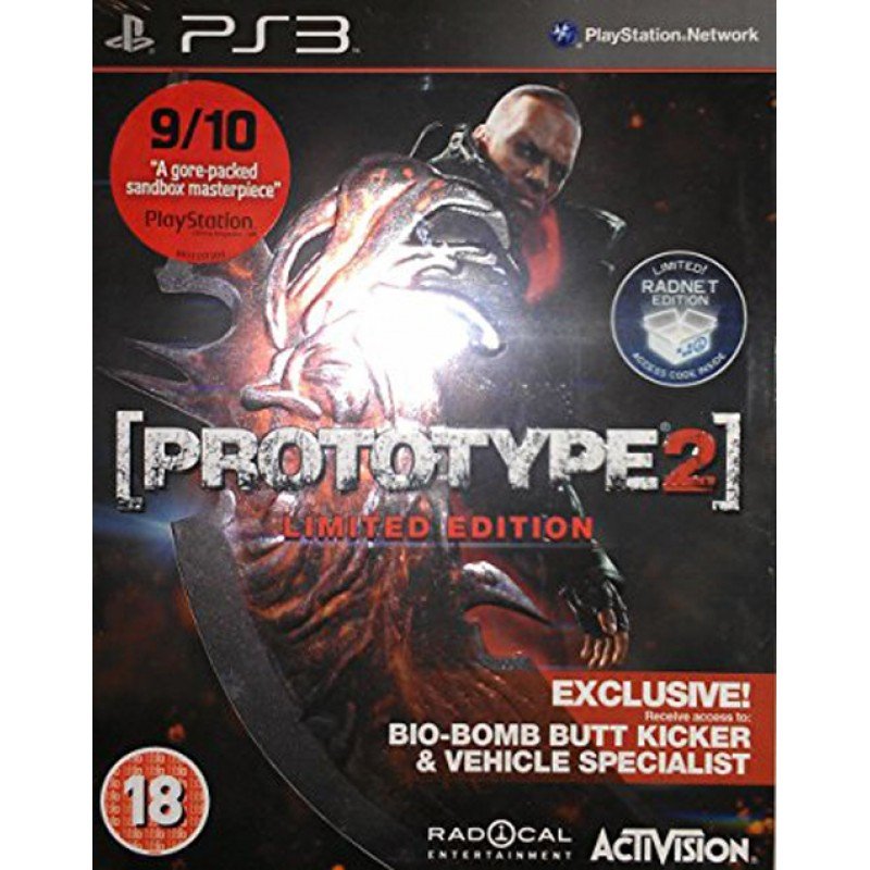 PROTOTYPE 2 LIMITED  EDITION BIO BOMB BUTT KICKER (PS3)