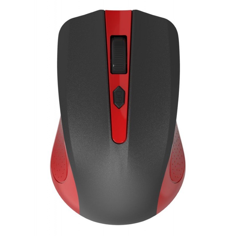 POWERTECH PT-399 WIRELESS OPTICAL MOUSE 1600 DPI BLACK-RED ΑΣΥΡΜΑΤΟ ΟΠΤΙΚΟ ΠΟΝΤΙΚΙ ΜΑΥΡΟ-ΚΟΚΚΙΝΟ