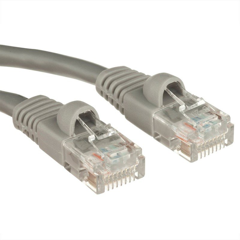 UTP Ethernet Cable 5m Gray Cat 5 Καλώδιο Δικτύου Γκρι CAB-N026 FTT6-083