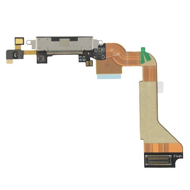 Καλωδιοταινία Με Βύσμα Φόρτισης Μαύρο iPhone 4 Flex Power Connector i4