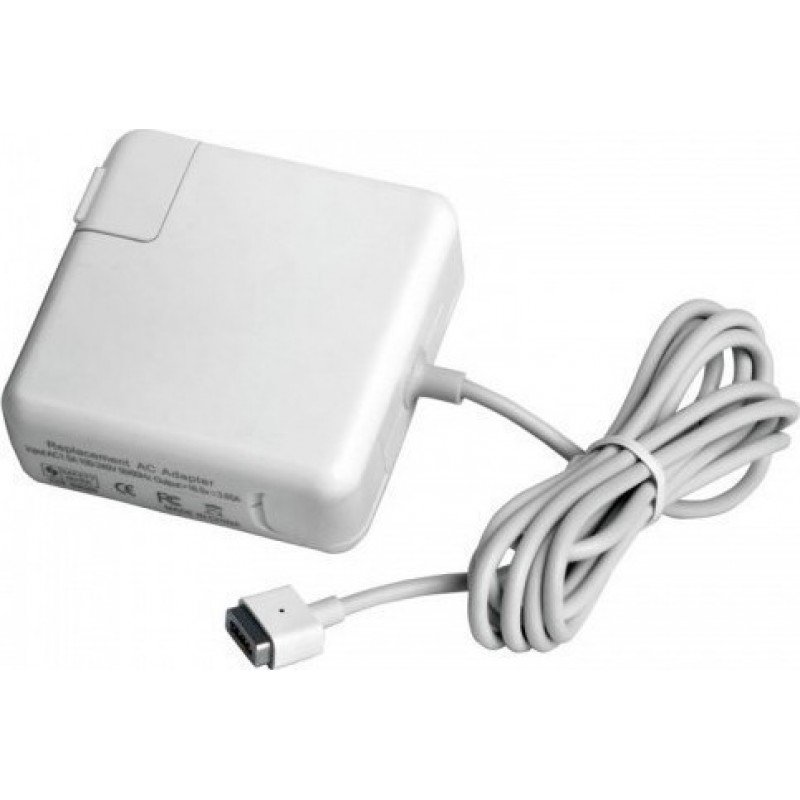 POWER CHARGER AC NOTEBOOK IMAC 45 WATT WHITE MACBOOK APPLE MAGSAFE 2 14.85V 3.05A ΤΡΟΦΟΔΟΤΙΚΟ ΦΟΡΗΤΟΥ 280