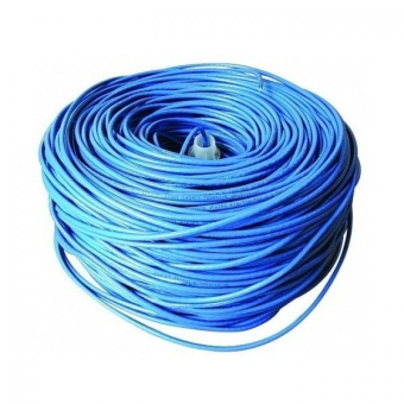 UTP Ethernet Cable 0.4CCA 305m Blue Cat 5 Καλώδιο Δικτύου Μπλε