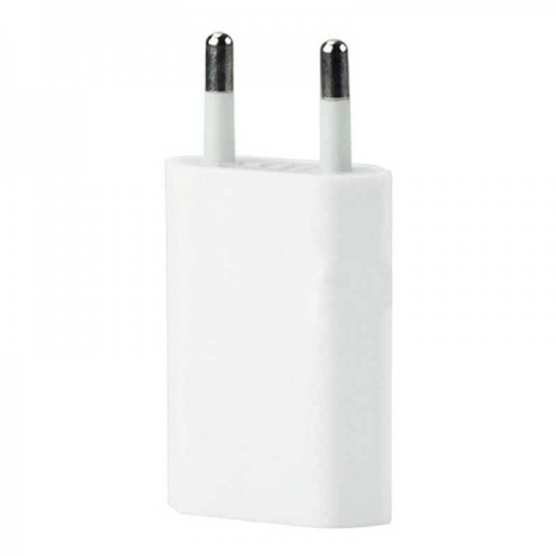 POWERSTAR GEMELLO UNIVERSAL POWER PLUG CHARGER AC 1 Χ USB  5V 1A WHITE TRAVEL CHARGING SUPPLY iPHONE RETAIL ΤΡΟΦΟΔΟΤΙΚΟ ΠΡΙΖΑΣ