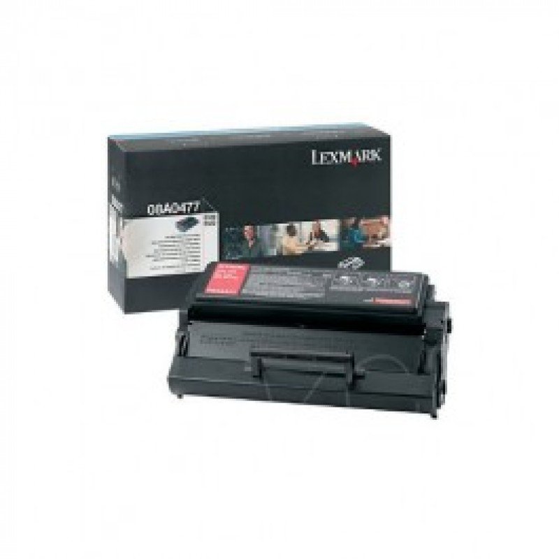 LEXMARK E-320 E-322 ORIGINAL TONER BLACK HIGH YIELD PRINT CATRIDGE 08A0477