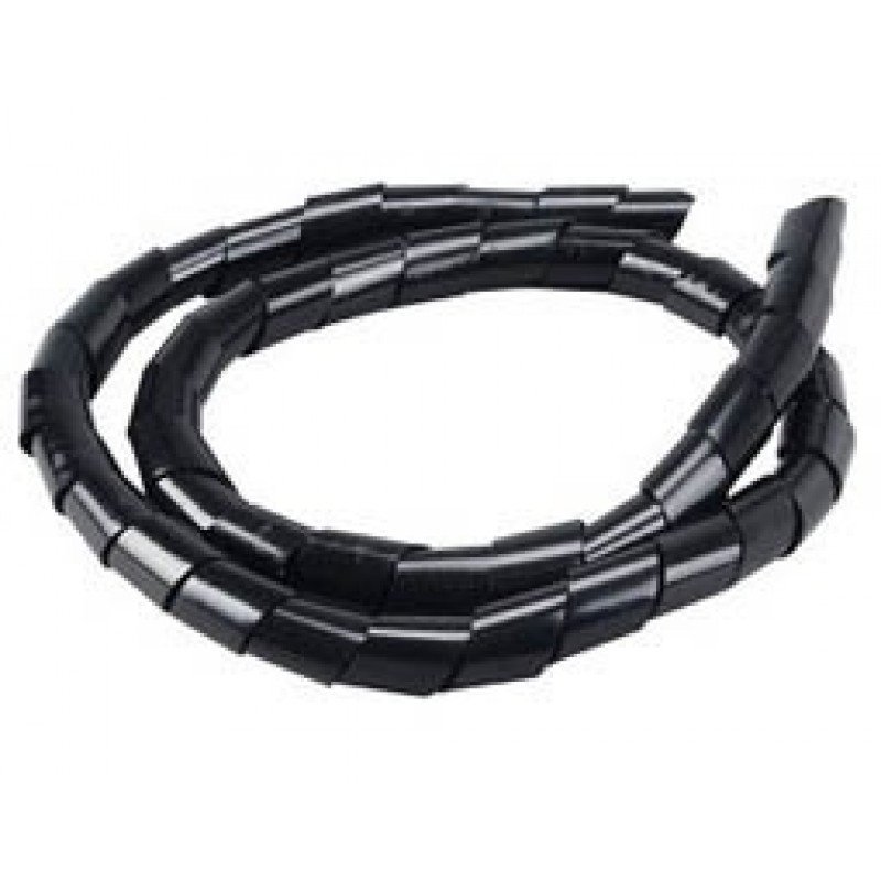 WIRETUBE SPIRAL 10m BLACK 10.8mm ΣΩΛΗΝΑΣ ΣΠΙΡΑΛ ΤΑΚΤΟΠΟΙΗΣΗΣ ΚΑΛΩΔΙΩΝ ΜΑΥΡΟ 10μ SWB-08 CHS