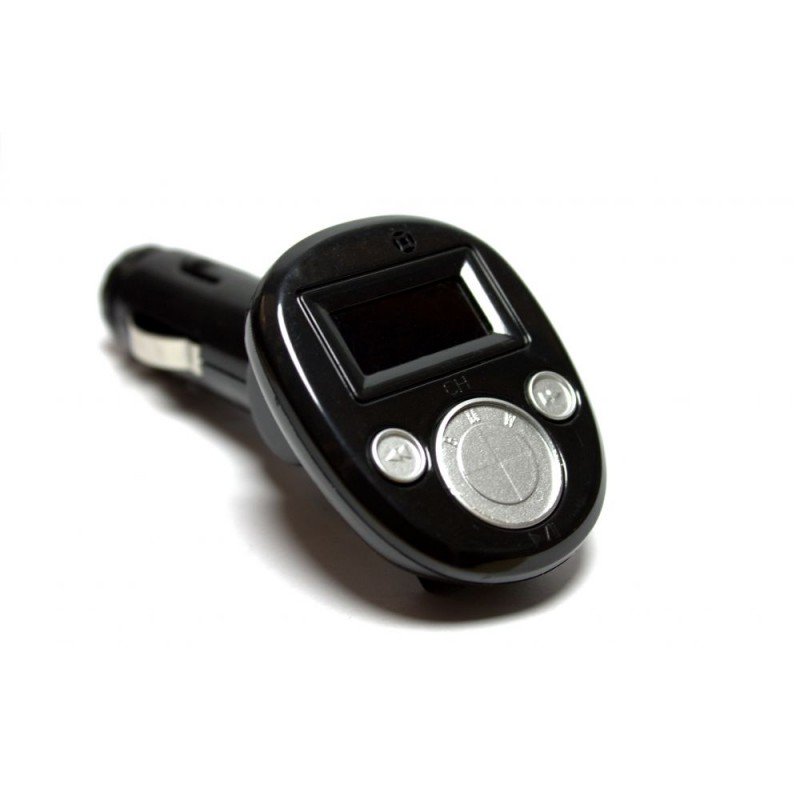 OEM CAR POWERED FM TRANSMITTER WITH REMOTE MP3 PLAYER BLACK USB 2.0 EQUALIZER 5 IN 1 17220